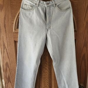 Vintage Guess by Marciano Men's Sky Blue Straight Jeans
